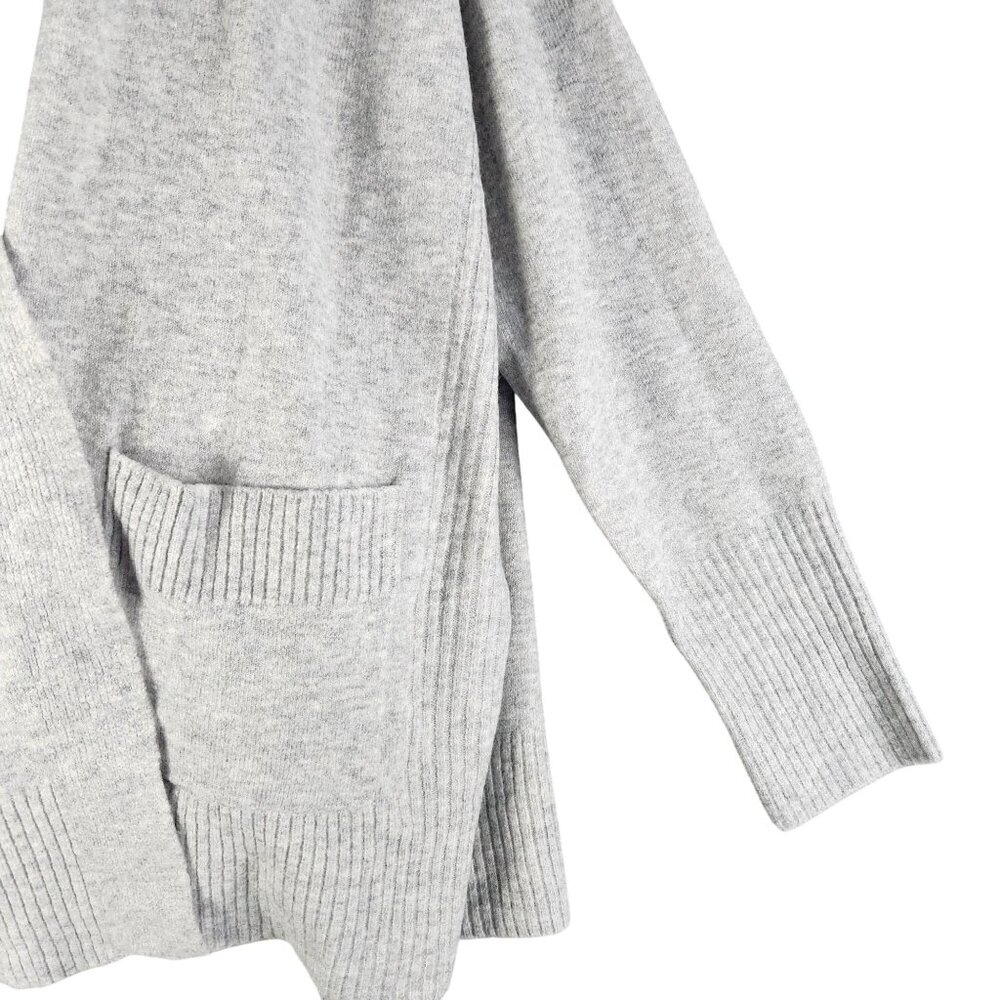 Love Ellie XXL Womens Open Front Cardigan Sweater With Pockets In Light Gray Acr - Picture 5 of 9
